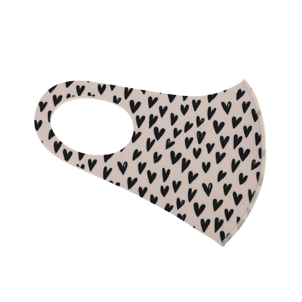- - Hearts neoprene masks